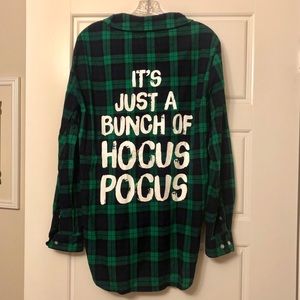 Cakeworthy Hocus Pocus Flannel *Rare*